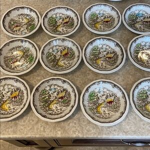 Kensington Shakespeare’s Sonnets dessert/fruit bowls (set of 12)